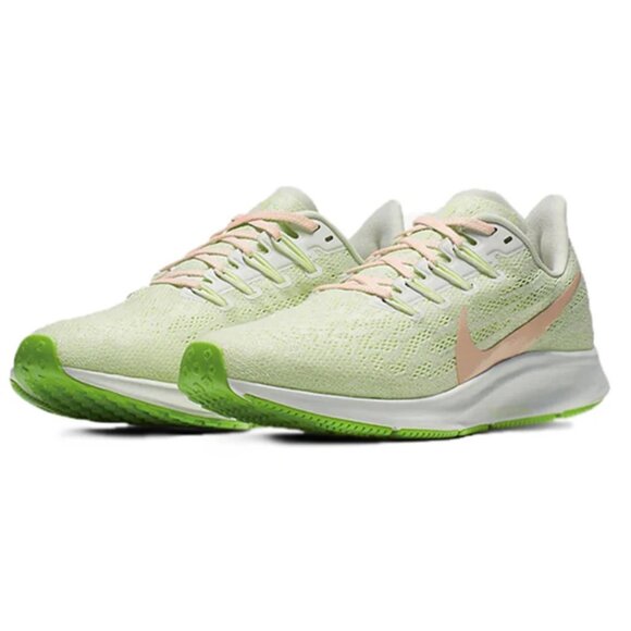 New Nike Air Zoom Pegasus 36 off white lime green Womens Running Shoes - Picture 12 of 15
